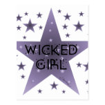 Wicked Girl Post Card