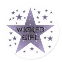 Wicked Girl stickers