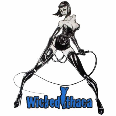 Wicked Ithaca Dominatrix Cutout Sculpture Cut Out by wickedithaca