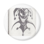 Wicked_Jester_by_avengedxdeathbat Refrigerator Magnets