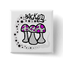 Wicked Mushroom buttons by toxiferous Wicked Mushroom buttons