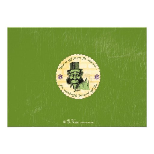 Wicked Party Invitation - Wizard of Oz