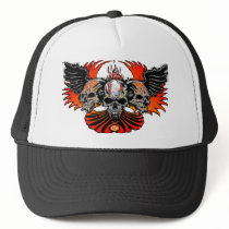 Wicked Skulls Wings Flames Phoenix... - Customized hats by MistaSCARY Wicked Skulls Wings Flames Phoenix... - Customized hats