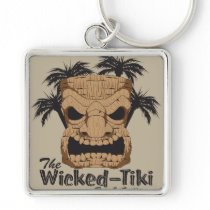 Wicked Tiki Bar Keychain