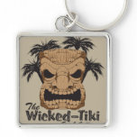 Wicked Tiki Bar Keychain
