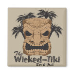 Wicked Tiki Bar Magnet