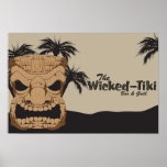 Wicked Tiki Bar Poster posters