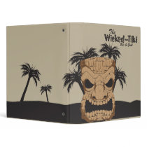 Wicked Tiki Bar School Binder Folder