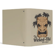 Wicked Tiki Bar School Binder Folder