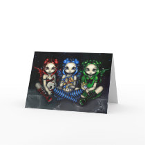 "Wicked, Tricksy and False" Greeting Card by strangeling "Wicked, Tricksy and False" Greeting Card