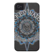 Wicked Waters works of art apparel, clothes, gifts Case-Mate iPhone 4 Case