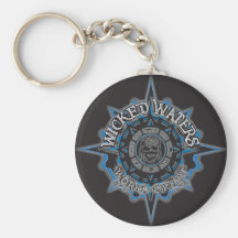 Wicked Waters works of art apparel, clothes, gifts Key Chains
