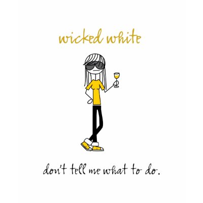 Wicked White Tee Shirt by middlesister