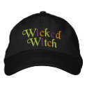 Wicked Witch embroidered hats by Victoreeah Wicked Witch embroidered hats