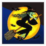 Wicked Witch Halloween Party Invitation