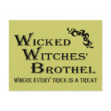 Wicked Witches' Brothel postcards by funoriginals Wicked Witches' Brothel postcards