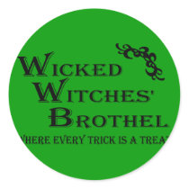 Wicked Witches' Brothel stickers
