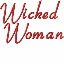 Wicked Woman Embroidered T-shirt embroidered shirts by opheliasart Wicked Woman Embroidered T-shirt embroidered shirts