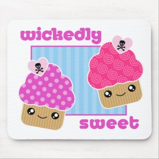 Wickedly Sweet Kawaii Cupcakes Mousepad mousepad