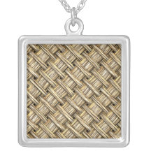 Wicker Basket Pendant