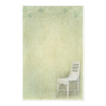 Wicker Chair Personalized Stationery