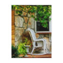 Wicker Rocking Chair on Porch postcards