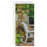 Wicker Rocking Chair on Porch rack cards