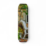 Wicker Rocking Chair on Porch Custom Skate Board