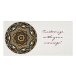 Wicker Star Mandala Photo Card