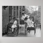 Wicker Wheelchairs, 1920s Print