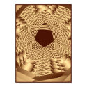wicker woven pentacle posters
