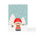 Widdle Wonders Santa Boy Christmas Card card