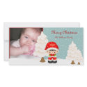 Widdle Wonders Santa Boy-Photo Card photocard