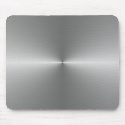 wide circular steel mouse mats by hospitalera