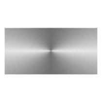 wide circular steel custom photo card
