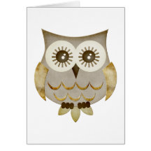 Wide Eyes Owl Cards