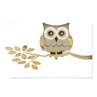 Wide Eyes Owl in Tree Poster