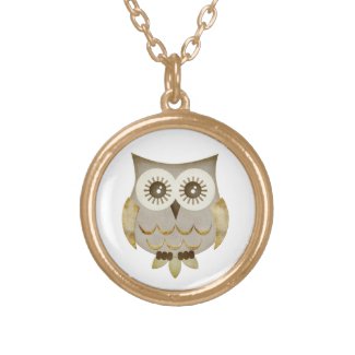 Wide Eyes Owl Necklace