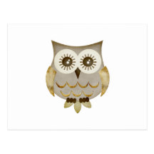 Wide Eyes Owl Post Cards
