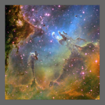 Wide-Field Image of the Eagle Nebula posters