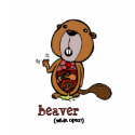 Wide open beaver t-shirts by choledochus Wide open beaver t-shirts