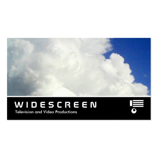 Widescreen 158 - Cumulous Cloud Business Card (front side)