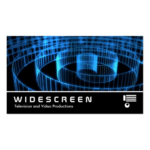 Widescreen 173 - Spirral Business Card Templates (front side)