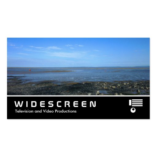 Widescreen 343 - Severn Estuary at Penarth II Business Cards (front side)