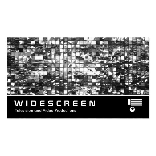 Widescreen 406 - Abstract Mosaic Business Card Templates (front side)