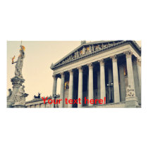 Wien architecture photo card