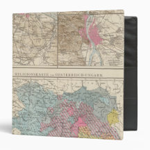 Wien, Prag, BudaPest Map Vinyl Binders