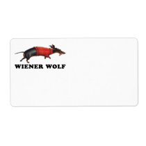Wiener Wolf Book Plate labels