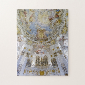 Wieskirche church ceiling puzzle