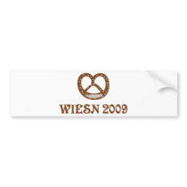 wiesn brezel 2009 icon bumper stickers